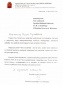 List gratulacyjny Przewodniczącej Rady<br> m.st. Warszawy - Ewy Malinowskiej-Grupińskiej